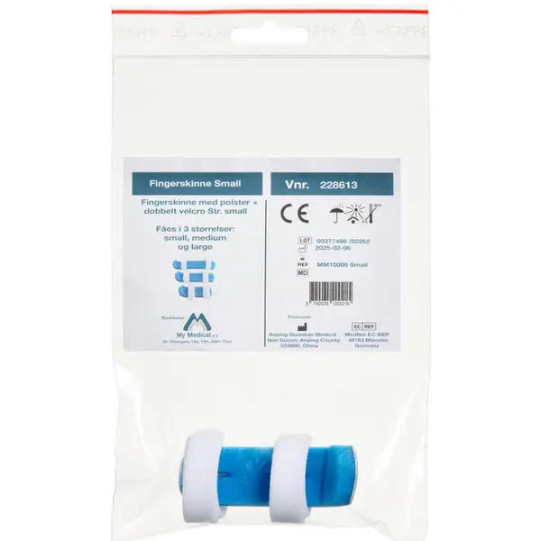 Karstam Fingerskinne Velcro (S)
