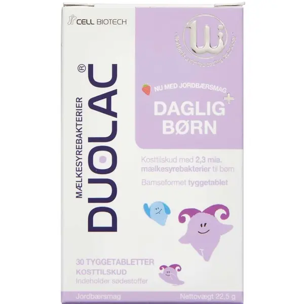 Duolac Daglig+ Børn (30 stk.)