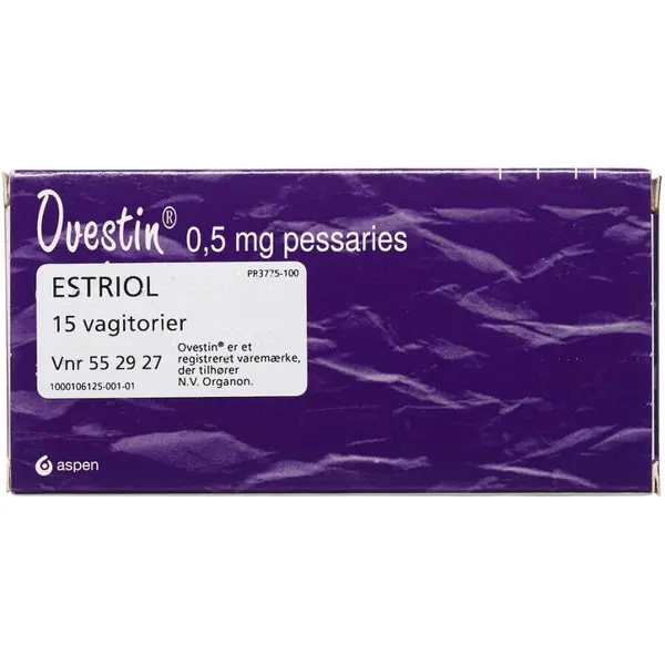 Ovestin vagitorier (OR) 15 stk