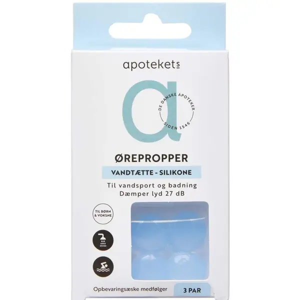 Apotekets Ørepropper silikone