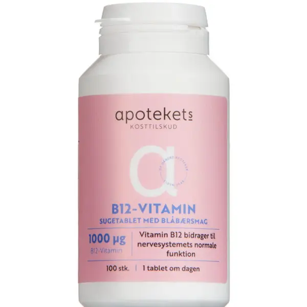 Apotekets B12 Vitamin Blåbærsm