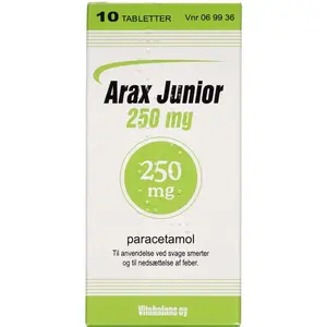 Arax Junior 250 mg 10 stk