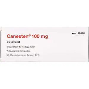 Canesten Vagitorier 100 mg (2C4) 6 stk