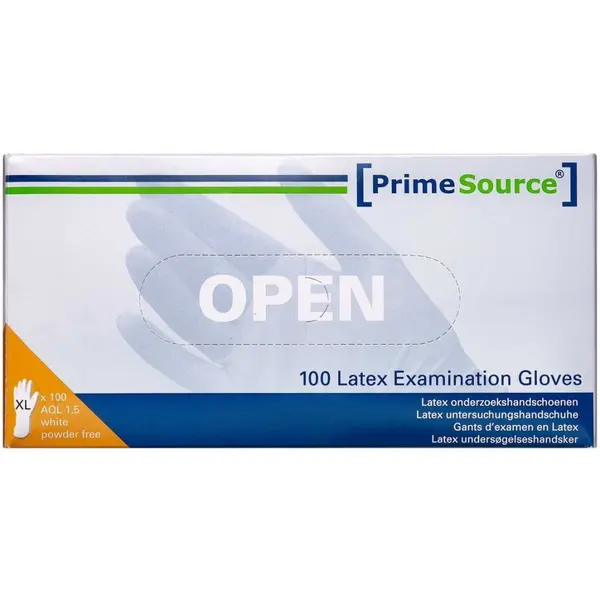 PrimeSource Latex Handsker u/pudder (XL)