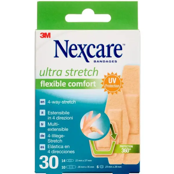Nexcare Ultra Stretch Flexible Comfort (30 stk.)
