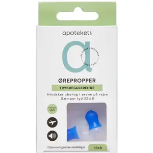 Apotekets øreprop trykreg. M/L
