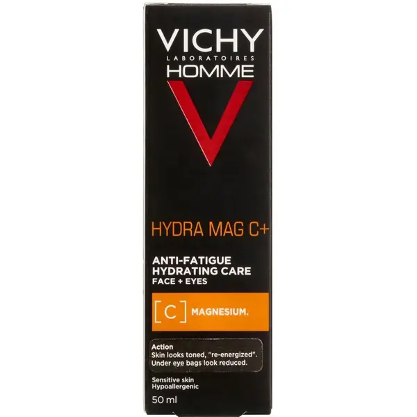 Vichy Homme Hydra Mag C+ Ansigts- og øjencreme 50 ml