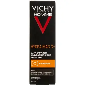 Vichy Homme Hydra Mag C+ Ansigts- og øjencreme 50 ml