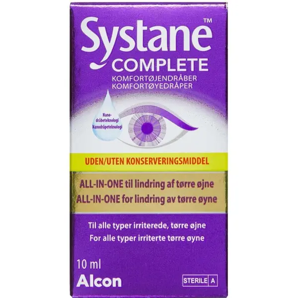 Systane COMPLETE Komfort øjendråber (u. konservering)