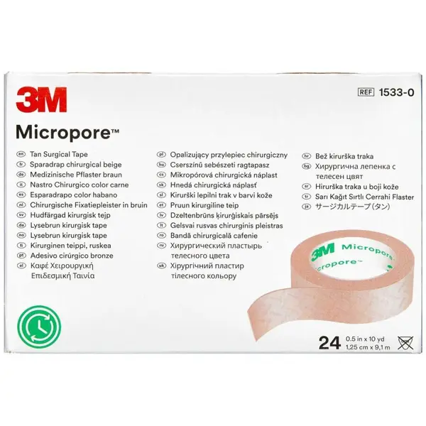 Micropore Sårpl. U/Disp Brun