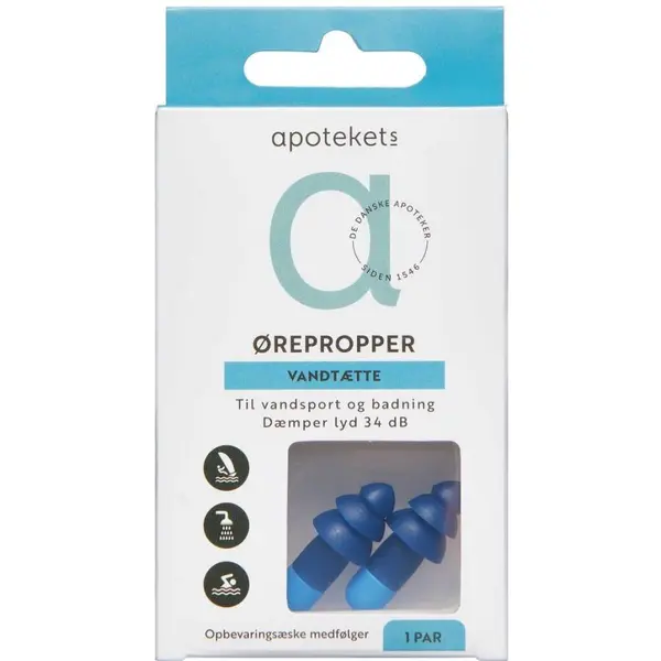 Apotekets Ørepropper vandtæt