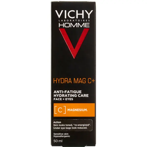 Vichy Homme Hydra Mag C+ Ansigts- og øjencreme 50 ml