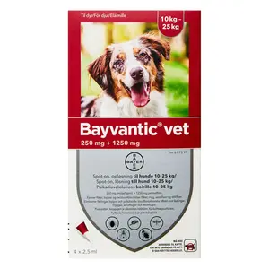 Bayvantic Vet. Opløsning Hunde 10-25 kg