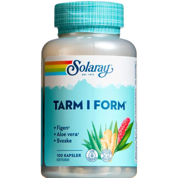 Solaray Tarm i Form kapsler