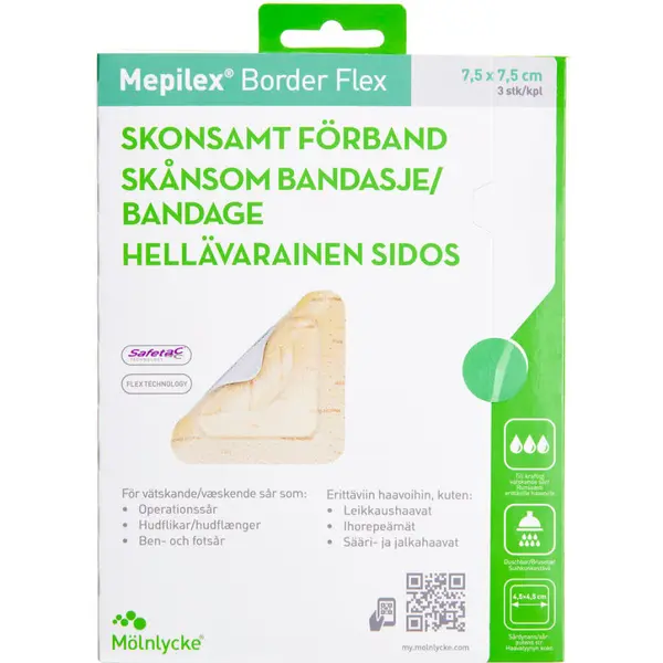 Mepilex border flex 7,5x7,5cm