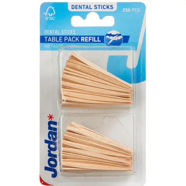 Jordan tandstik naturel refill