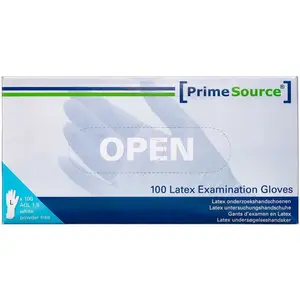 PrimeSource Latex Handsker u/pudder (L)