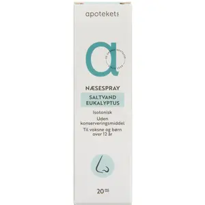 Apotekets Næsespray saltvand Eucalytus