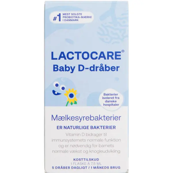 Lactocare BABY Dråber (7,5 ml)