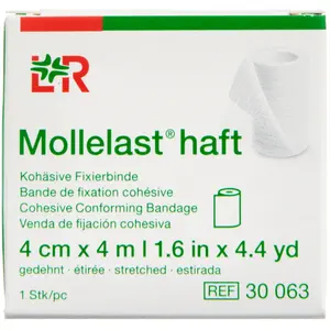 Mollelast Haft Fikserbind (4 cm x 4 m)