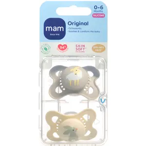 MAM Original Silk Teat Silikone Sut (0-6m)