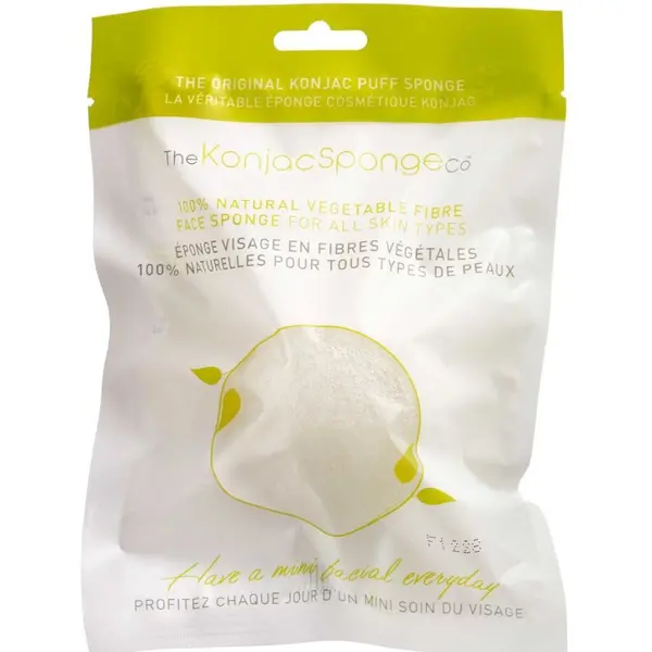 Konjac Sponge Face (Hvid)