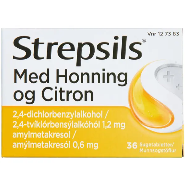 Strepsils honning/citron 36 stk