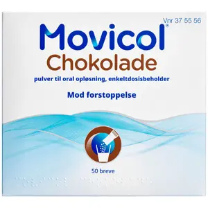 Movicol Chokolade breve til oral opløsning 50 stk