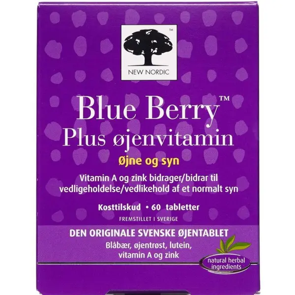 Blue Berry Plus Øjenvitamin (60 stk)