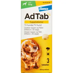 AdTab til hunde >11-22 kg 450