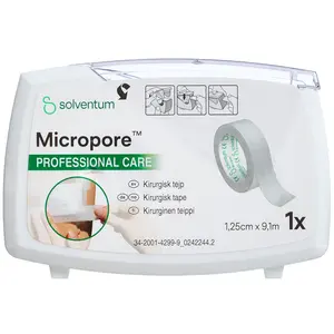 Micropore Hvid m. Dispenser