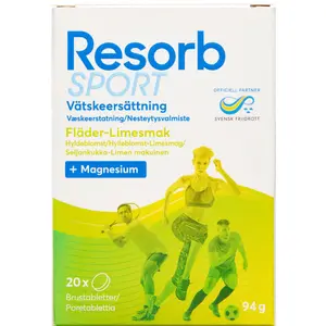 Resorb Sport Hyldeblomst-Lime