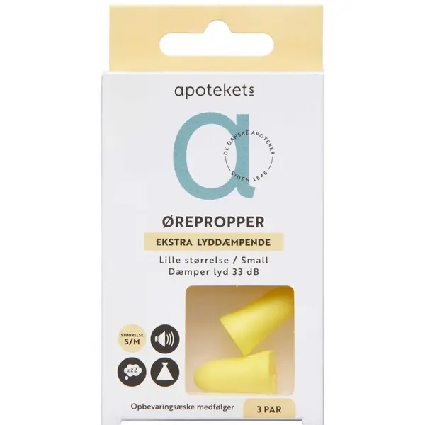 Apotekets Lyddæmp. Øreprop