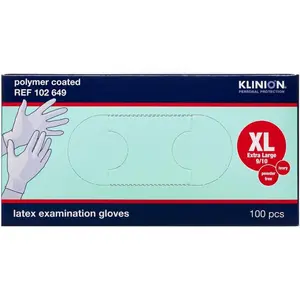 Klinion Protection Latex Handsker (XL/pudderfri)