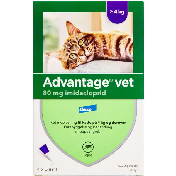 Advantage Vet. Opløsning (kat >4 kg)