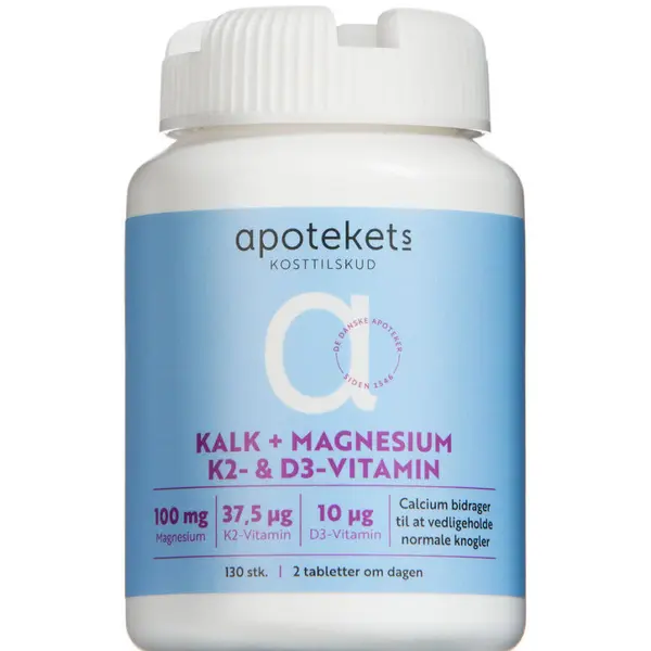 Apotekets Kalk+MG+K2+D