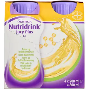 Nutridrink Jucy Plus Pære-hyld