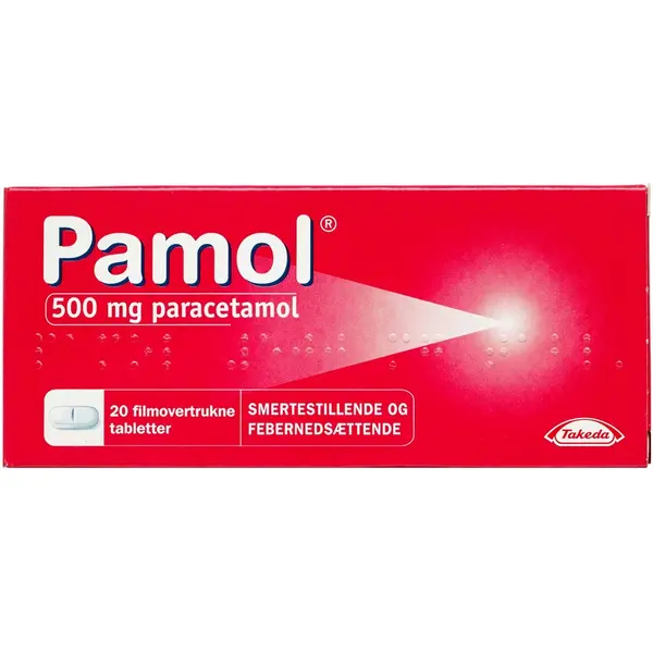 Pamol 500 mg 20 stk