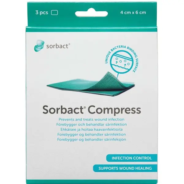Sorbact Compress (4 x 6 cm)
