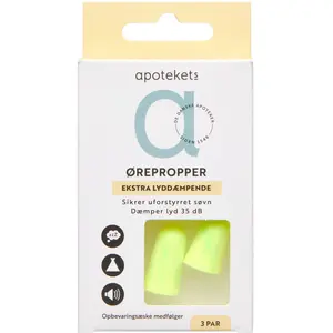 Apotekets Ørepropper SNR 36dB