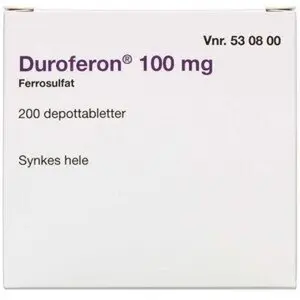 Duroferon 100 mg (2C4) 200 stk