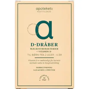 Apotekets D-dråber m. Mælkesyr