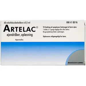 Artelac øjendråber 60 * 0,5 ml