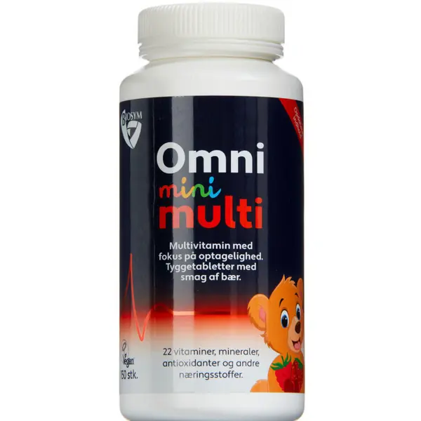 Biosym OmniMINI Multi Tyggetabletter (150 stk.)